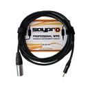 SAYPRO SA-C60-10FT Cable De Audio Plug Estéreo Mini a XLR Macho 3 mts