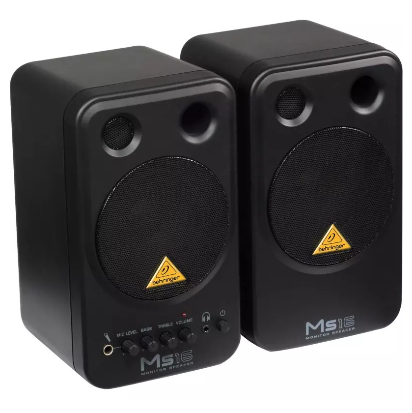 BEHRINGER MS-16 Monitores De Estudio Amplificados 16W (EL PAR)