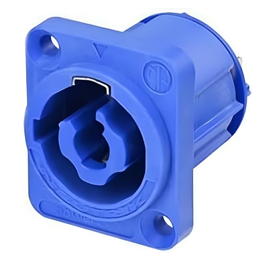 [NAC3MPXXA] NEUTRIK NAC3MPXXA POWERCON CORRIENTE 20A 250V CHASIS AZUL