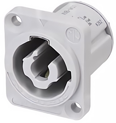 [NAC3MPXXB] NEUTRIK NAC3MPXXB CONECTOR POWERCON CORRIENTE 20A 250V CHASIS BLANCO