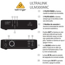 BEHRINGER MICROFONO ULTRALINK INALAMBRICO VOCAL USB