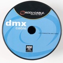 ACCU-CABLE AC3CDMX300 DMX 3 PINES ROLLO 90 MTS