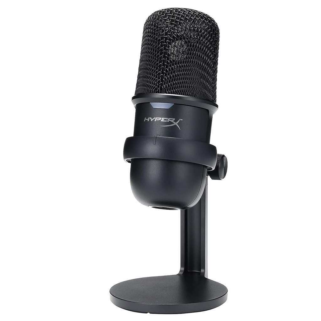 HyperX SOLOCAST 4P5P8AA Micrófono condensador USB RGB Gaming, podcasts, Twitch, YouTube, Discord