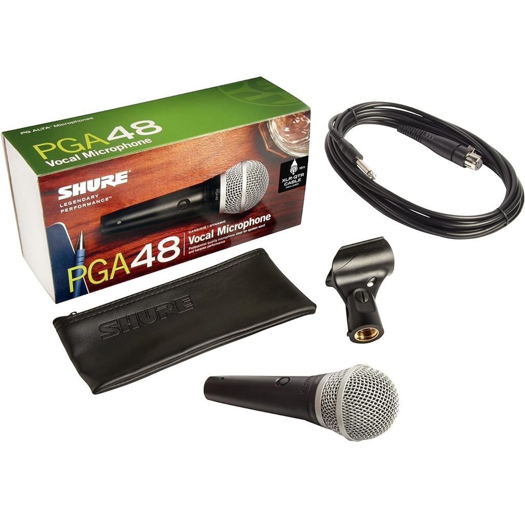 SHURE PGA48 MICROFONO VOCAL