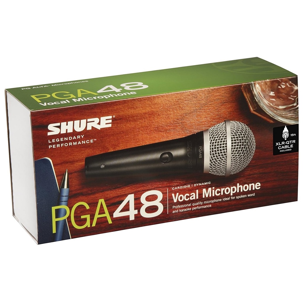 SHURE PGA48-XRL MICROFONO VOCAL CARDIOIDE