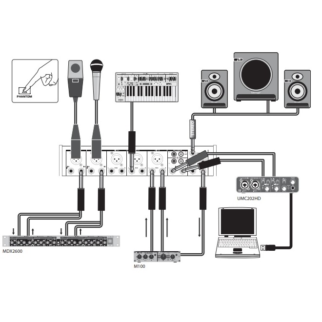 BEHRINGER XENYX 1003B CONSOLA 10 Entradas