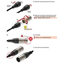 NEUTRIK NE8MX-1 Conector Protector Cable de DATA RJ45 ETHERCON