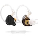 KZ LINSOUL KZ ZS10 Pro X con Micrófono Auriculares intrauditivos Audífonos De Monitoreo Alta Fidelidad IEM Con Cable Desmontable