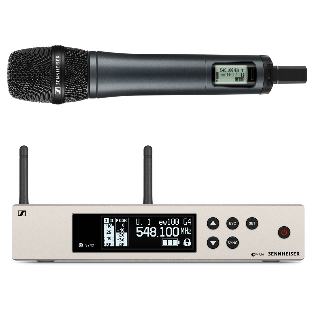 SENNHEISER EW100-835-G4 Micrófono Inalámbrico Profesional Vocal de Mano