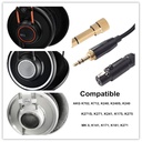 GENERICO Cable Reemplazo para Audífonos AKG K240 en espiral K141 K171 K175 K181 K241 K271 K275 K371 K702 K712 K775