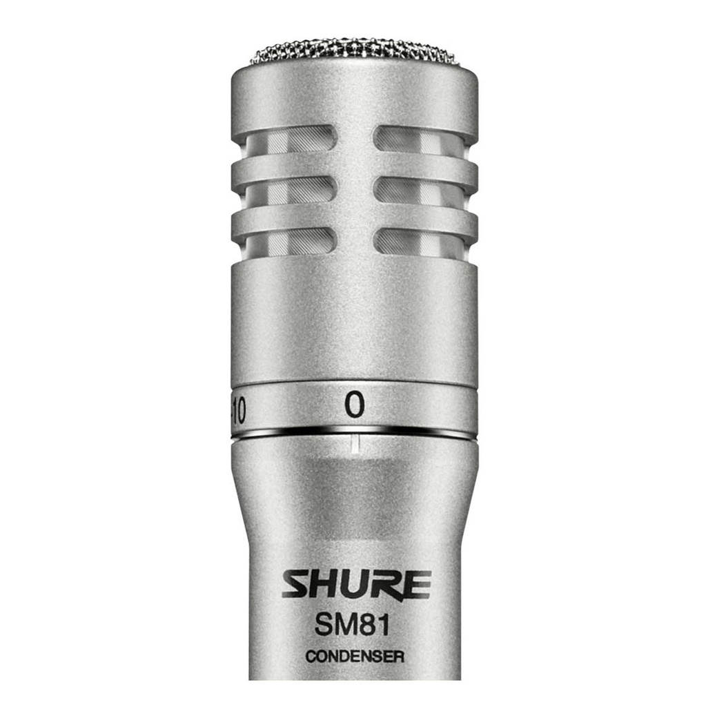 SHURE SM81 Micrófono Cardioide De Condensador Para Instrumentos Musicales