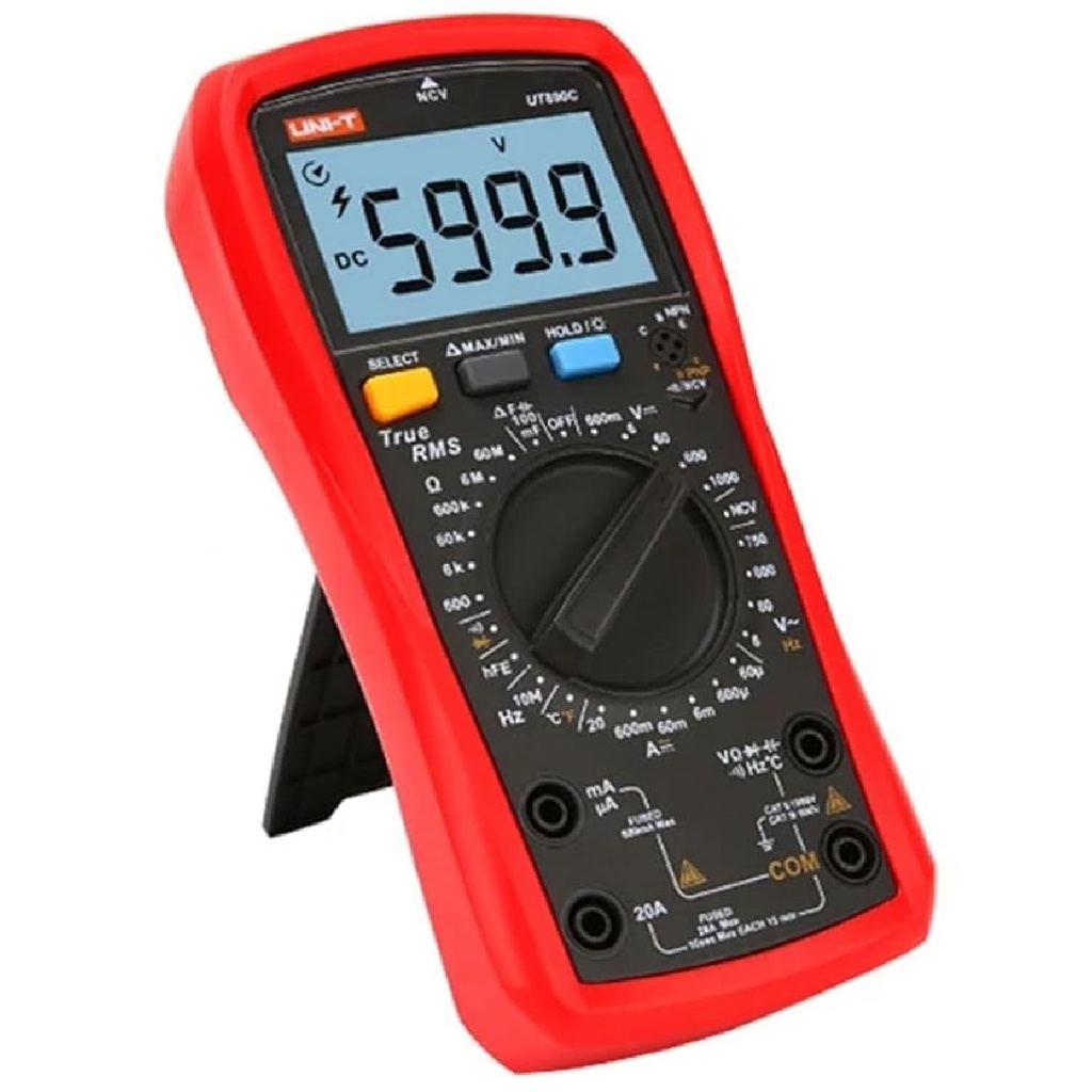 UNI-T UT890C Tester Probador Multímetro Digital True RMS hasta 1000V