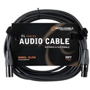 ACCU CABLE XL25A Cable de Micrófono XLR A XLR 7.5 MTS