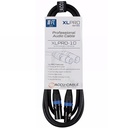 ACCU CABLE XLPRO-10 Cable de Micrófono XLR A XLR 3MTS