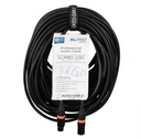 ACCU CABLE XLPRO-100 Cable de Micrófono XLR A XLR 30MTS