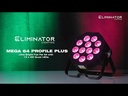 ADJ ELIMINATOR MEGA-64-PROFILE-EP-LP Luz Par Led DMX