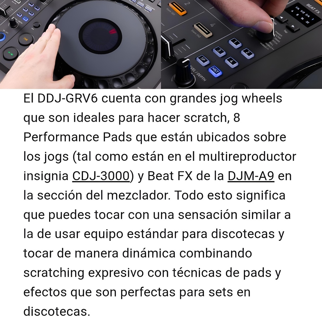 AlphaTheta DDJ-GRV6 CONTROLADOR DJ