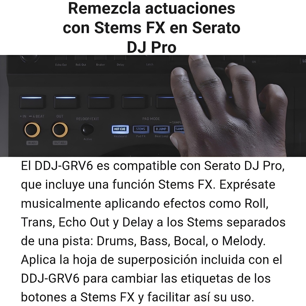 AlphaTheta DDJ-GRV6 CONTROLADOR DJ