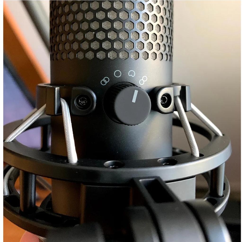 HyperX QuadCast-S Micrófono condensador USB RGB Gaming, podcasts, Twitch, YouTube, Discord