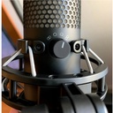 HyperX QuadCast-S Micrófono condensador USB RGB Gaming, podcasts, Twitch, YouTube, Discord