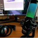 HyperX QuadCast-S Micrófono condensador USB RGB Gaming, podcasts, Twitch, YouTube, Discord