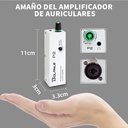 BOLANLE P2 In-Ear Belt-Pack Monitor Personal de Oído (AMPLIFICADOR DE AUDIFONO)