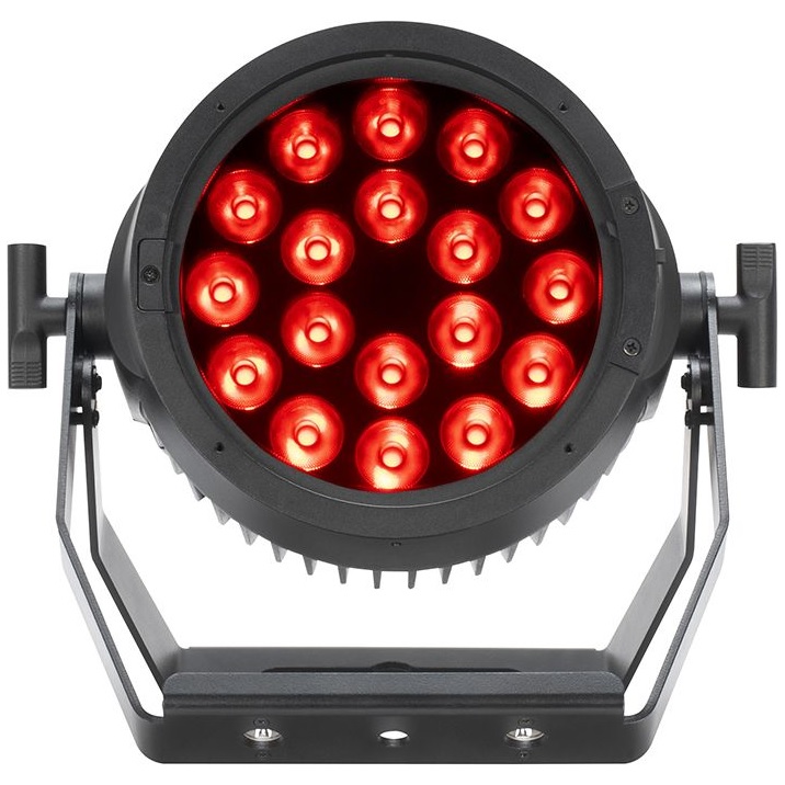 ADJ PAR DE 18 LED RGBL X 20W (4 EN 1: ROJO, VERDE, AZUL Y LIMA) IP65