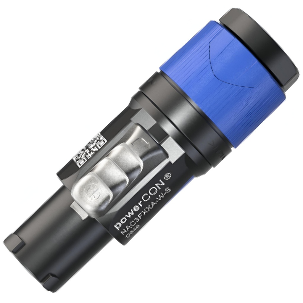 NEUTRIK NAC3FXXA-W-S POWERCON CORRIENTE 20A 250V AEREO AZUL Para De Cable De 6 a 12 mm