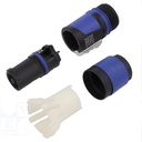 NEUTRIK NAC3FXXA-W-S POWERCON CORRIENTE 20A 250V AEREO AZUL Para De Cable De 6 a 12 mm