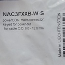 NEUTRIK NAC3FXXB-W-S POWERCON CORRIENTE 20A 250V AEREO GRIS Para De Cable De 6 a 12 mm
