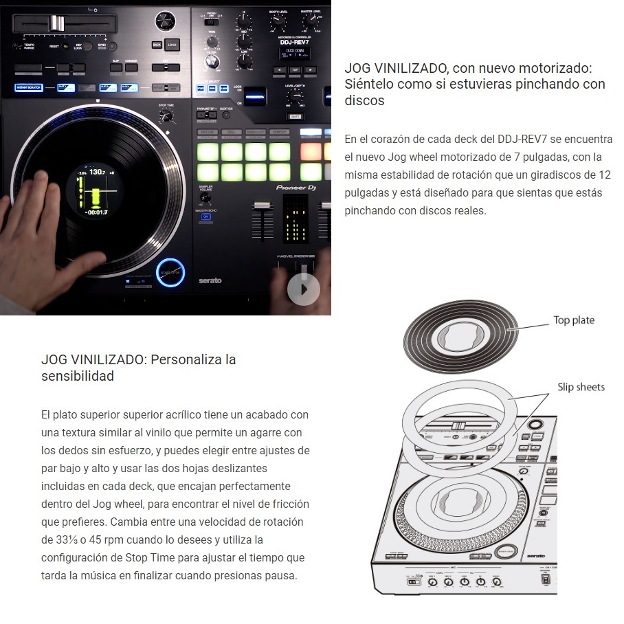 PIONEER CONTROLADOR DJ PROFESIONAL SERATO