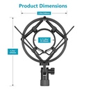 NEEWER CLAMP / CLIP DE SOPORTE TIPO ARAÑA PARA MICRÓFONO DE DE ESTU