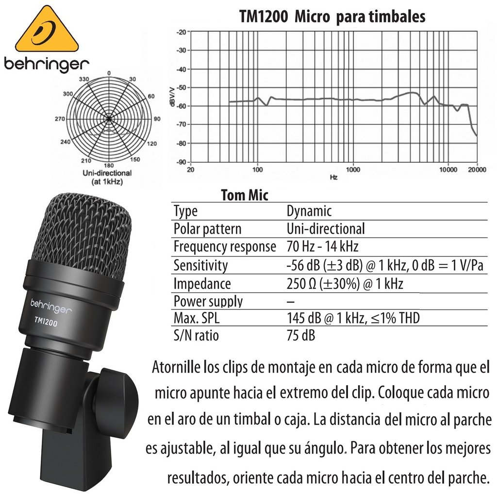 BEHRINGER BC1200 TM1200