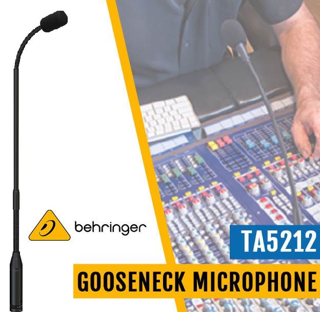 BEHRINGER MICROFONO VOCAL DE CUELLO DE CISNE DE CONDENSADOR PARA VOCALES