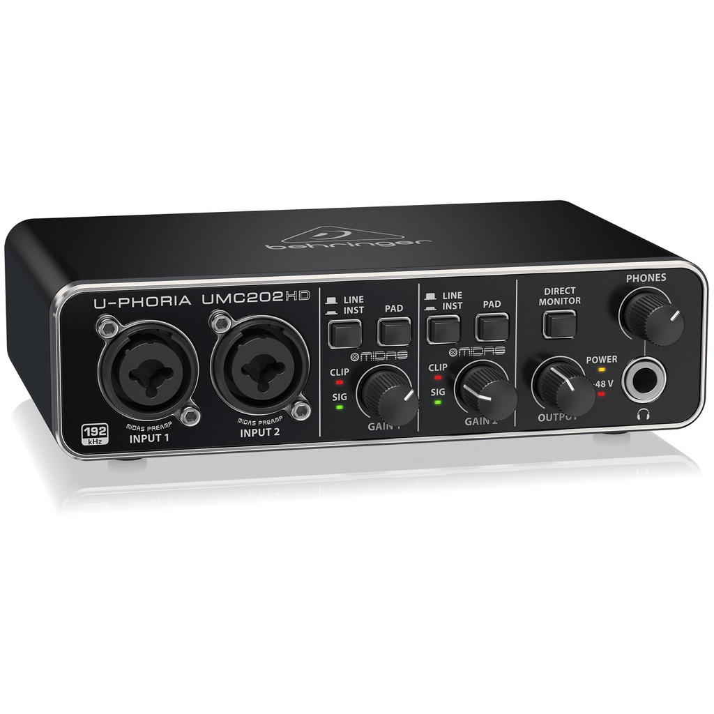 BEHRINGER U-PHORIA INTERFACE AUDIO 2X4 USB DSP