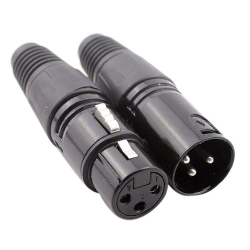 ACCU CABLE ACXLR3PSET Conector XLR Hembra y Macho 3 pines