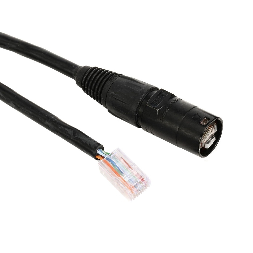 ACCU CABLE CAT6PRO100FC Cable de DATA CAT6 RJ45 A LOCKING ETHERCON 30 MTS