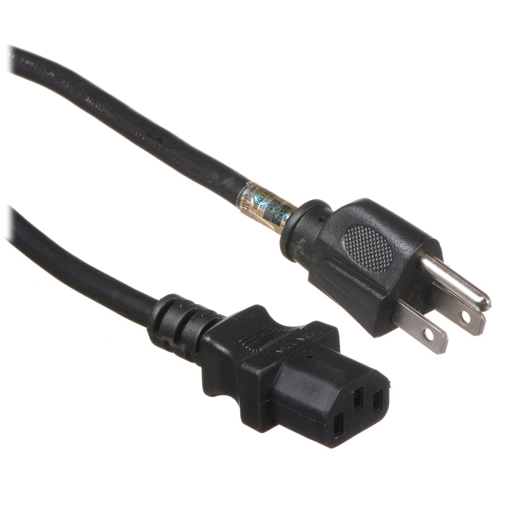 ACCU CABLE ECIEC-6 Cable de Corriente CPU IEC a EDISON 1.80 MTS