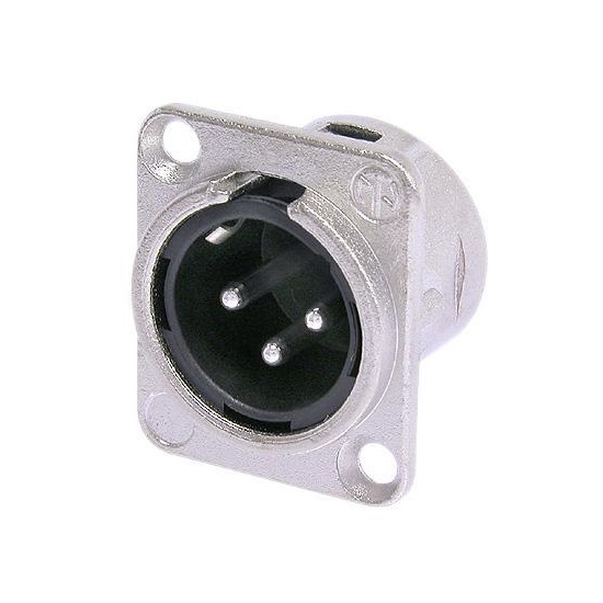 NEUTRIK NC3MD CONECTOR XLR MACHO CHASIS