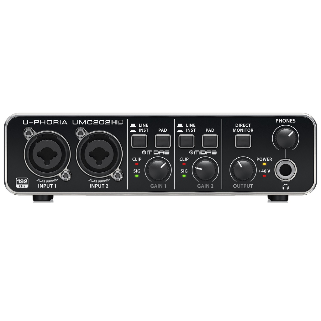 BEHRINGER UMC202HD Interface De Audio 2X2 USB