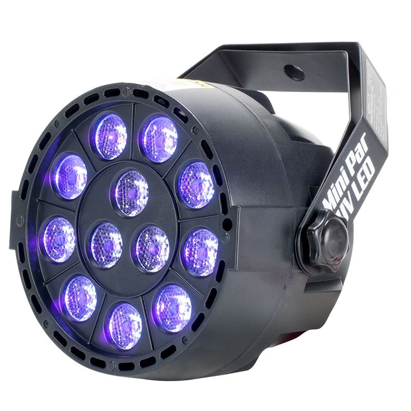 ADJ ELIMINATOR Luz Par UV Negra 12 LED x 1W DMX