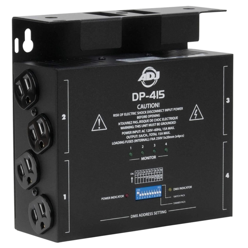 ADJ DIMER DMX DE 4 CANALES, ELATION