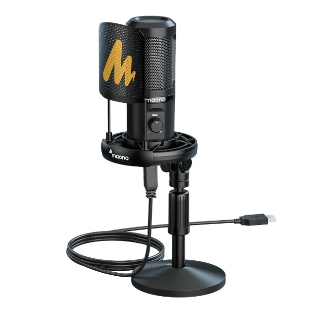 MAONO PM461 DESKTOP SET Micrófono Estudio Grabación De Condensador USB
