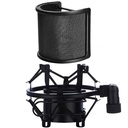 CLAMP CLIP DE SOPORTE TIPO ARAÑA PARA MICROFONO DE ESTUDIO Con AntiPop  BTOOP