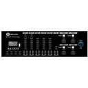 SHOW SEIKAKU MPA-4150 Amplificador Linea 70V-110V, 4 Zonas x 150W, Mezclador MP3+FM+BT