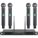 PHENYX PRO PTU-5000 MICROFONOS INALAMBRICOS Mano UHF 4 Canales