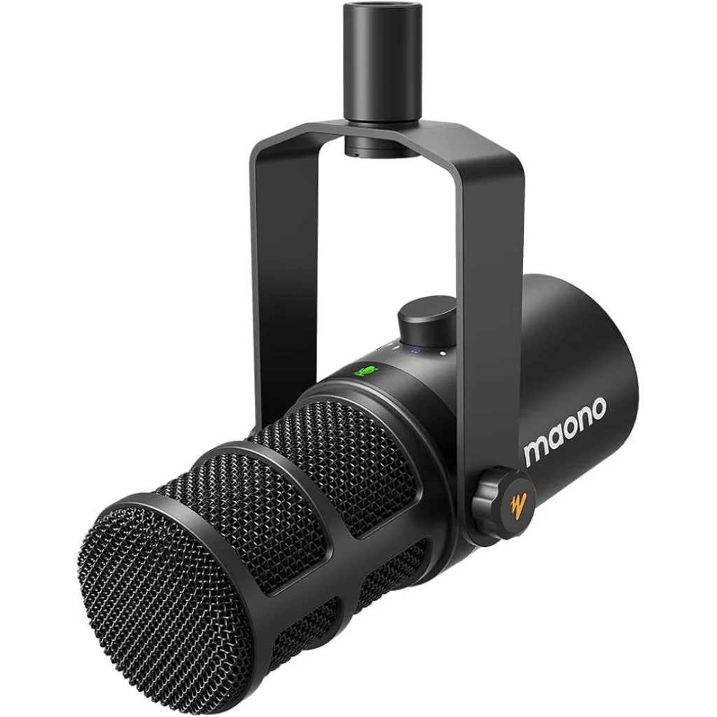 MAONO PD400X Micrófono De Estudio XLR / USB Dinámico Podcast Sin Pedestal