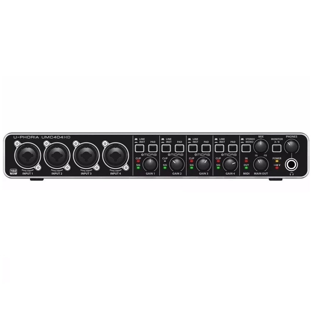 BEHRINGER UMC404HD Interface de Audio 4X4 USB