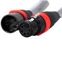 ACCU CABLE AC5PDMX25PRO Cable DMX XLR 5 Pines 7.50mts