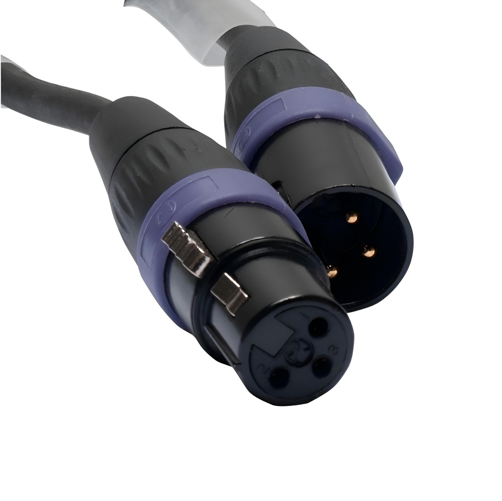 ACCU CABLE AC3PDMX100PRO Cable DMX XLR 3 Pines 30mts